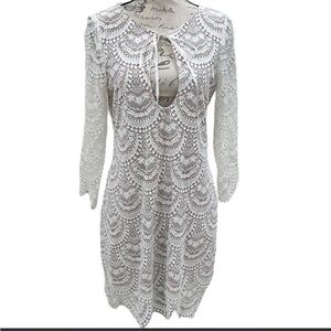 For Love And Lemons Ivory Lace Dress